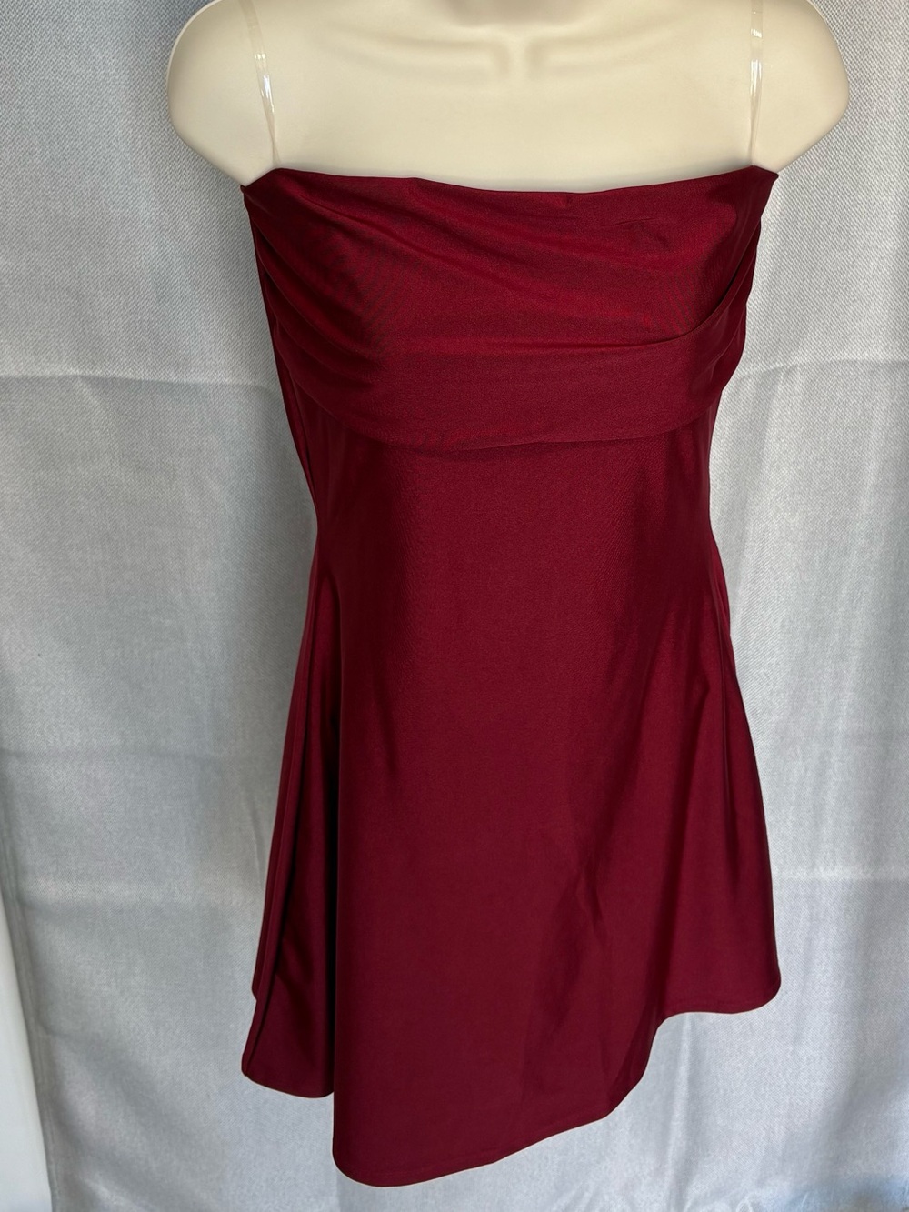 Windsor Burgundy Slip Mini Dress